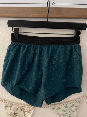 Janji Leopard Printed Running Shorts